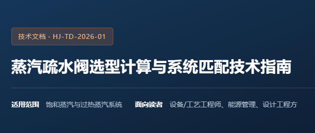 蒸汽疏水阀选型计算与系统匹配技术指南 | 上海海建阀门